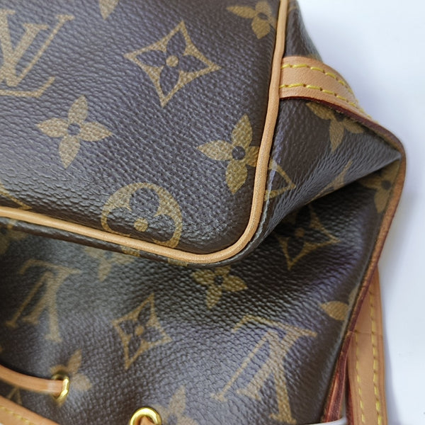 NÉONOÉ Nano Monogram Coated Canvas Brown