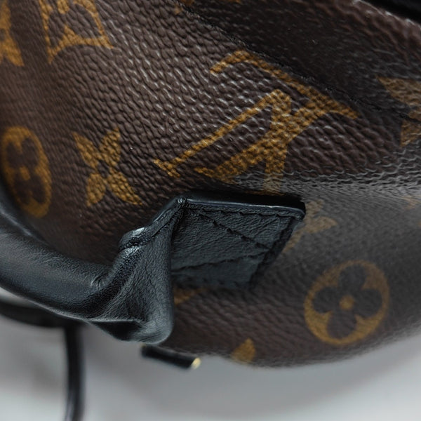 PALM SPRINGS Mini Monogram Coated Canvas Brown