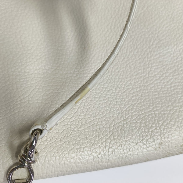 Shopping Bag Super Mini Calfskin White