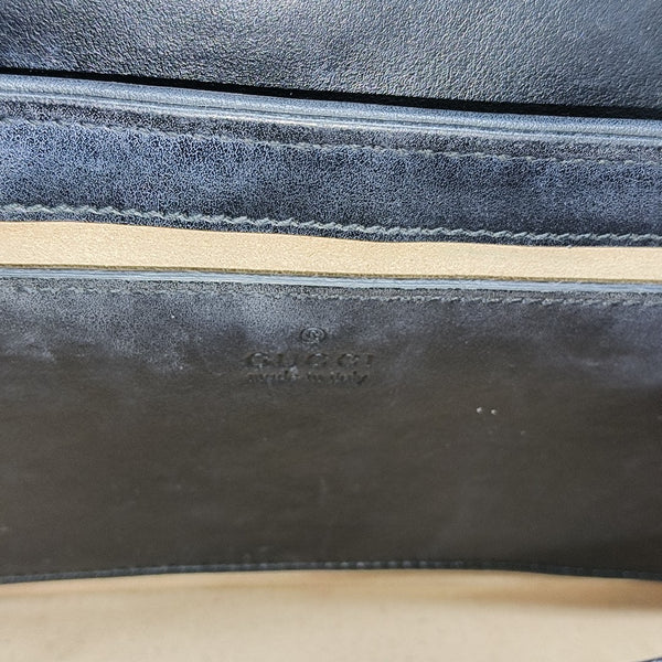 GG Marmont Small Quilted Calfskin Black