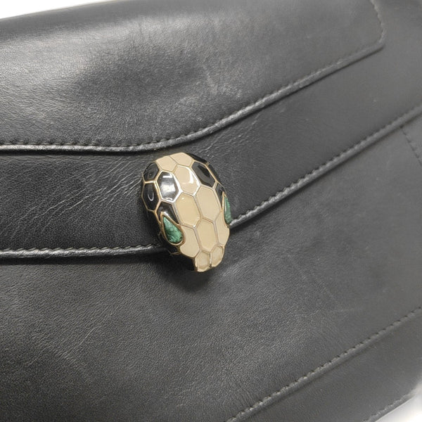 SERPENTI FOREVER Calfskin Black