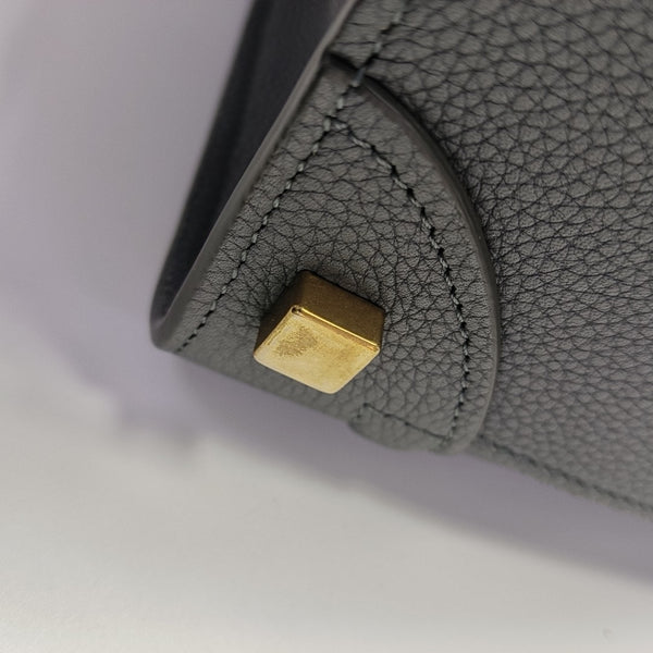 LUGGAGE Micro Calfskin Gray