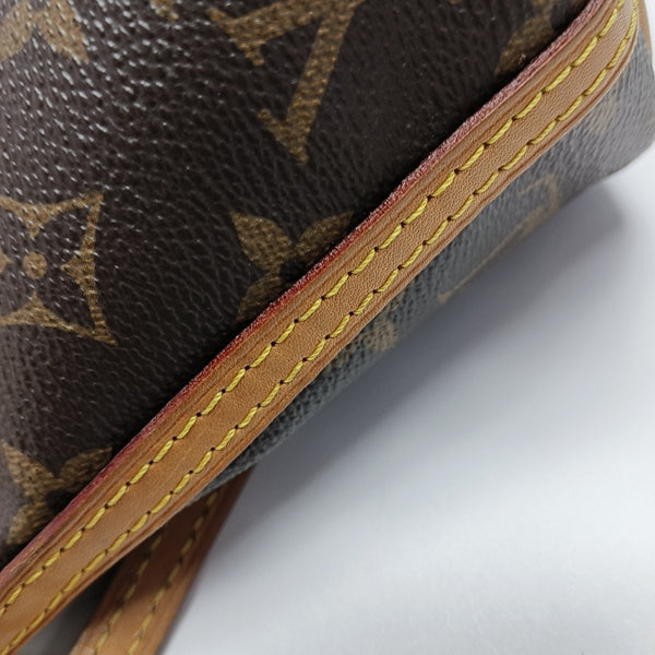 NÉONOÉ Nano Monogram Coated Canvas Brown