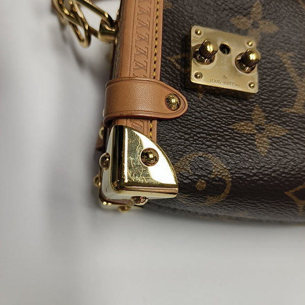 SIDE TRUNK Super Mini Monogram Coated Canvas Brown