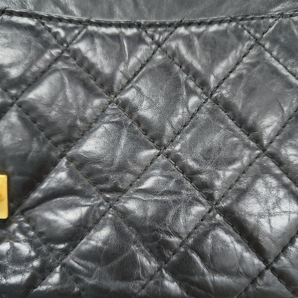 2.55 227 (jumbo) Quilted Calfskin Black