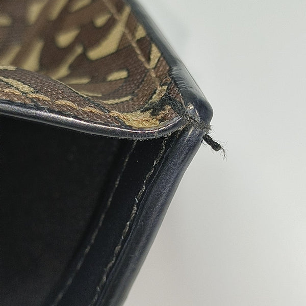 MONOGRAM Large Coated Canvas Brown