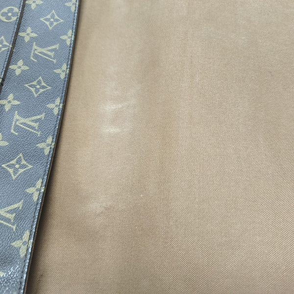 VALMY Monogram Coated Canvas Brown