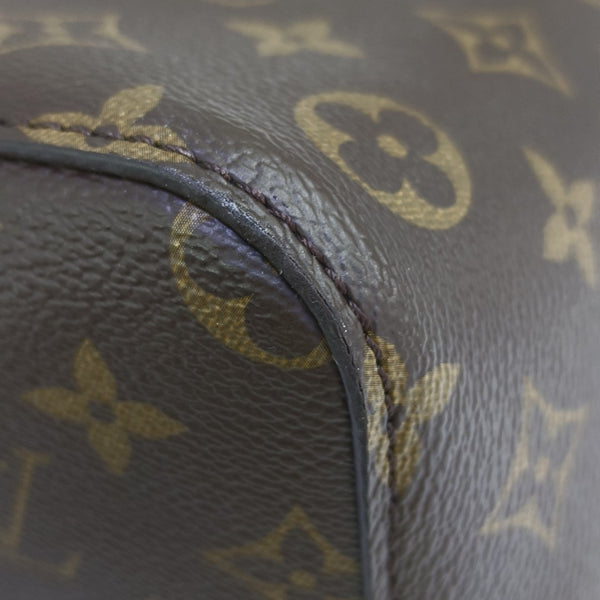 NÉONOÉ MM Monogram Coated Canvas Brown