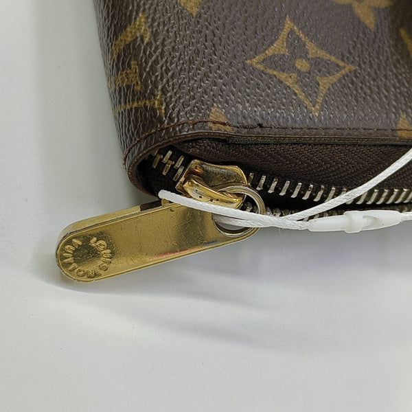 ZIPPY Monogram Coated Canvas Brown Wallet