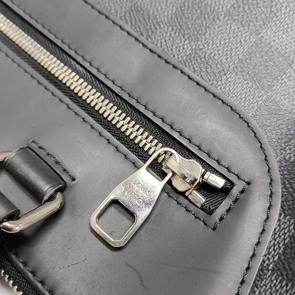 PORTE-DOCUMENTS Damier Graphite Coated Canvas Black