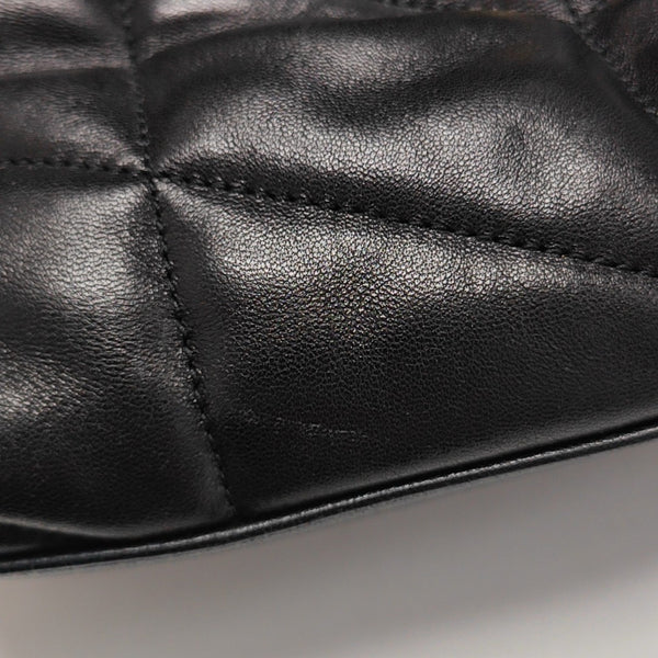 PUFFER Small Quilted Lambskin Black