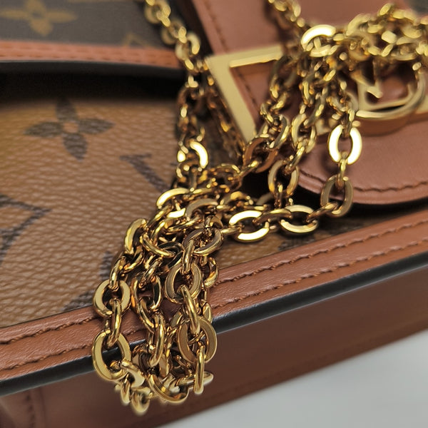 DAUPHINE WOC Monogram Coated Canvas Brown