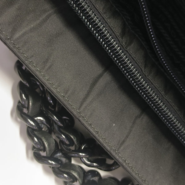 Nylon Shoulder Bag Black