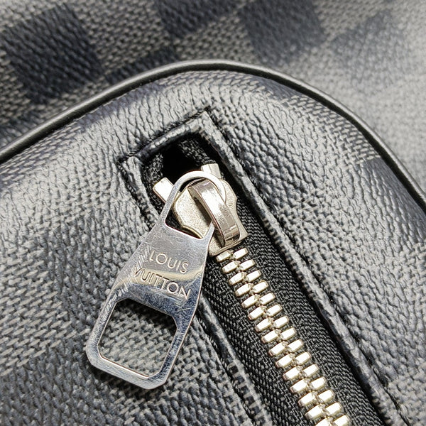 JOSH Damier Graphite Coated Canvas Gray