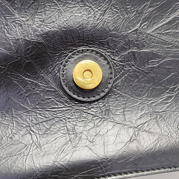 Crush Medium Calfskin Black