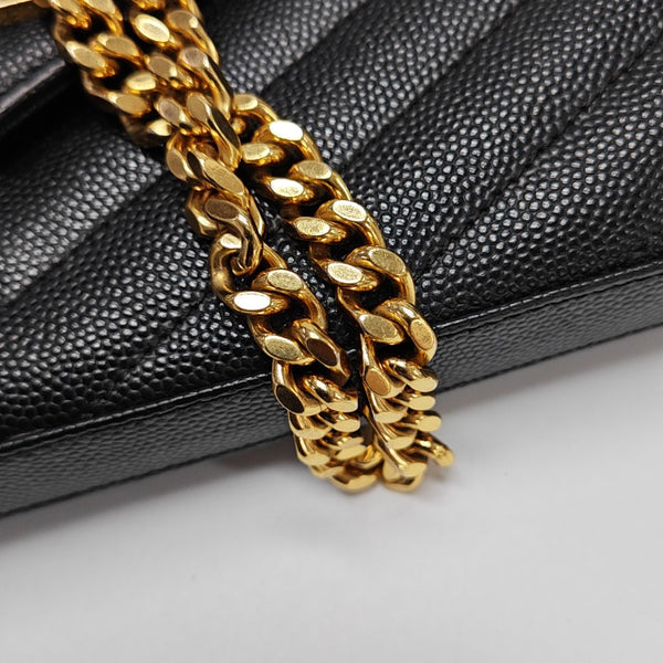MONOGRAM Medium Quilted Calfskin Black