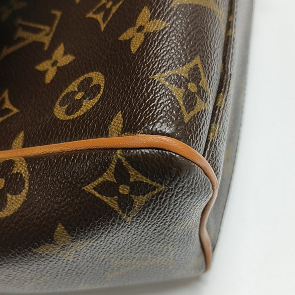 VALMY Monogram Coated Canvas Brown