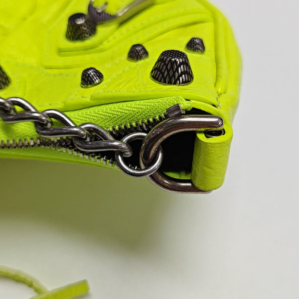 Le Cagole Mini Calfskin Green