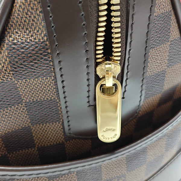 BERKELEY Damier Ebene Coated Canvas Brown