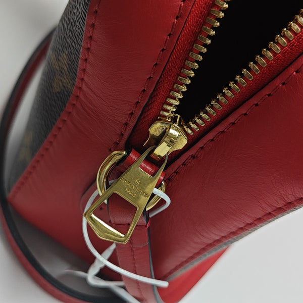 SAINTONGE Monogram Coated Canvas Brown