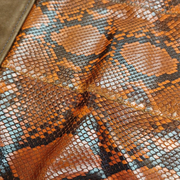 Python Top Handle Bag Multicolor
