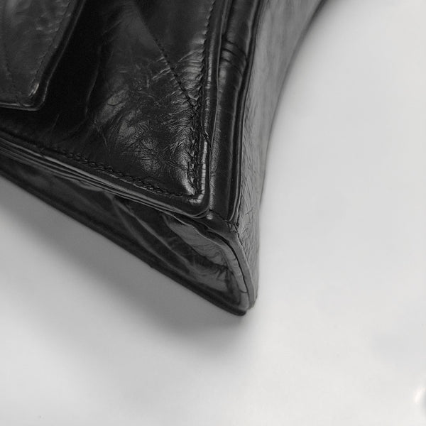 Crush Small Quilted Calfskin Black