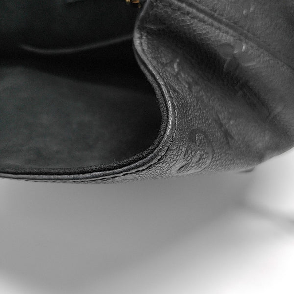 BACKUP Monogram Calfskin Black