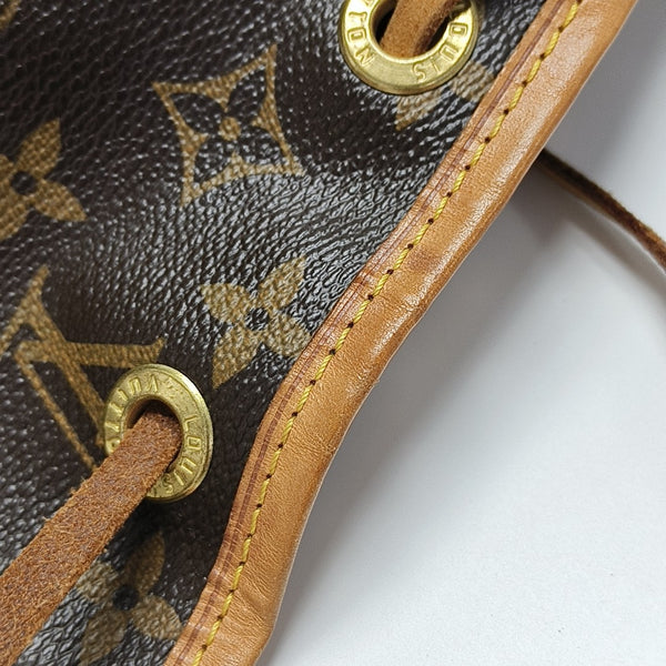 NÉONOÉ PM Monogram Coated Canvas Brown