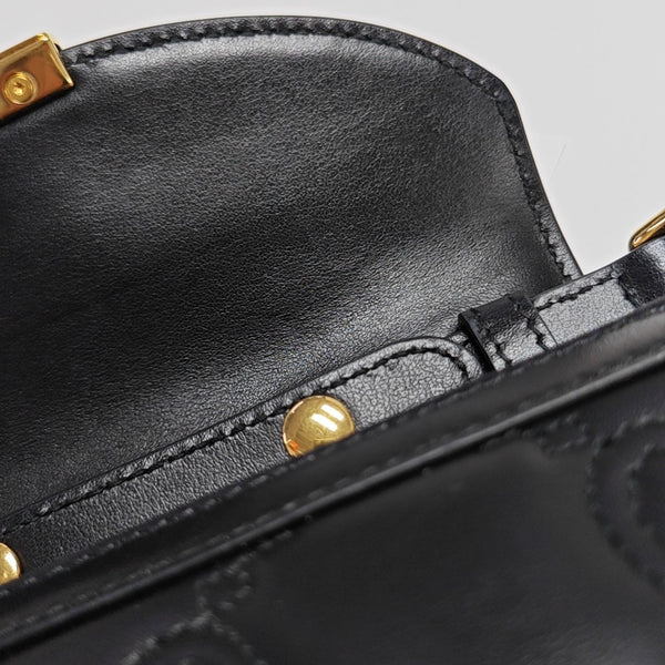 GG Matelassé Quilted Calfskin Black