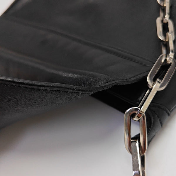 Calfskin Shoulder Bag Black