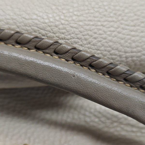 Calfskin Shoulder Bag Gray