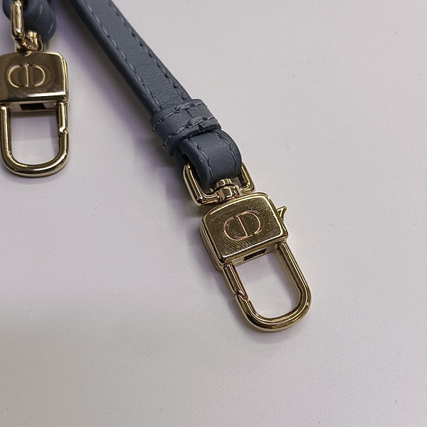 Vanity Lady Dior Mini Cannage Lambskin Blue