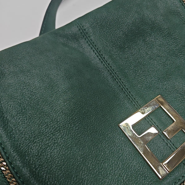 Calfskin Shoulder Bag Green