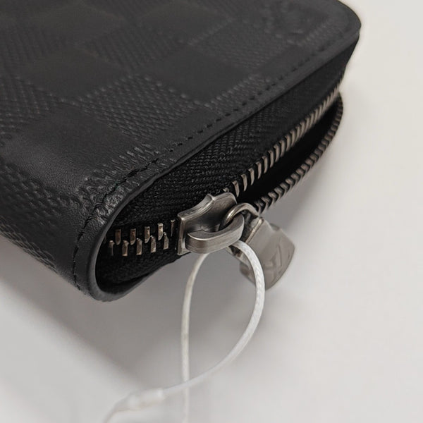 ZIPPY Damier Graphite Calfskin Black Wallet