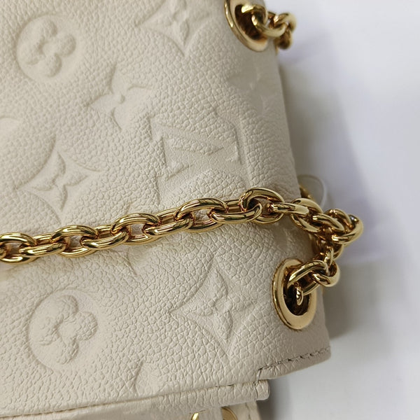 NOÉ Mini Monogram Calfskin Beige
