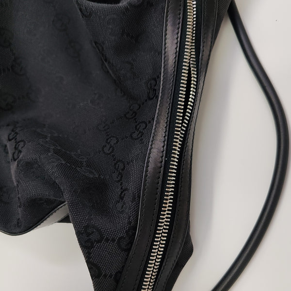 Monogram Canvas Top Handle Bag Black