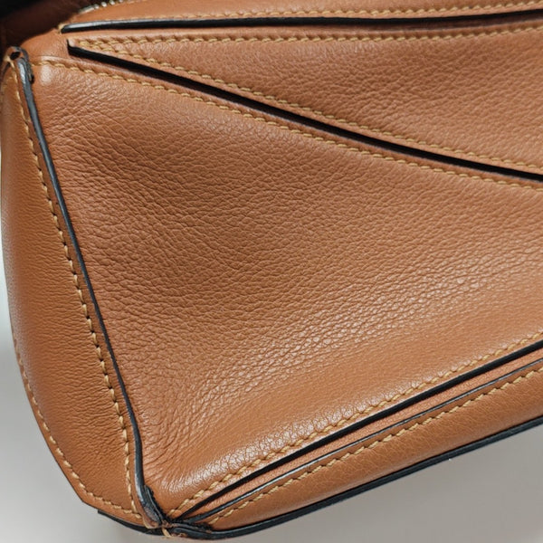 Puzzle Mini Calfskin Brown