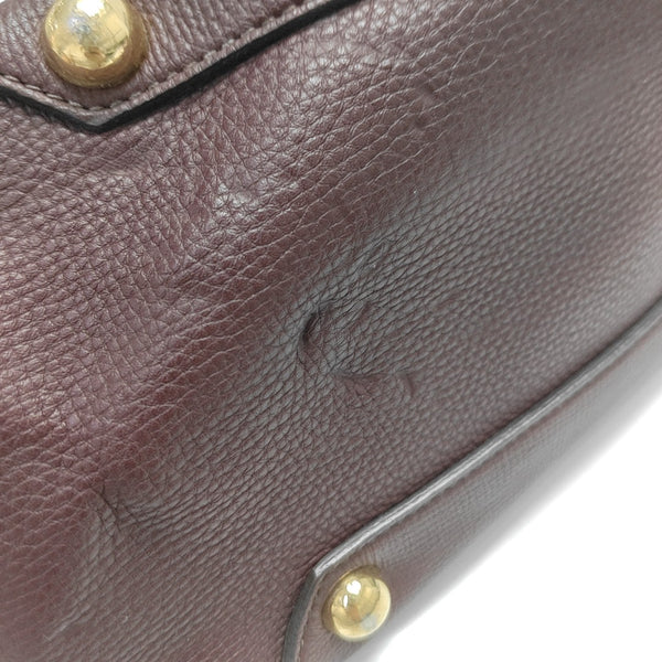 The Banner Medium Calfskin Red