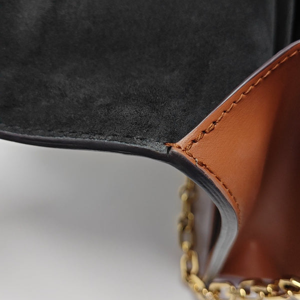 DAUPHINE MM Monogram Coated Canvas Brown