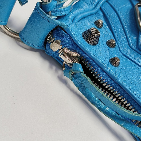 Le Cagole Mini Lambskin Blue
