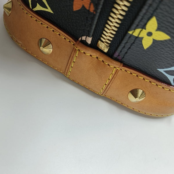 ALMA PM Monogram Coated Canvas Black