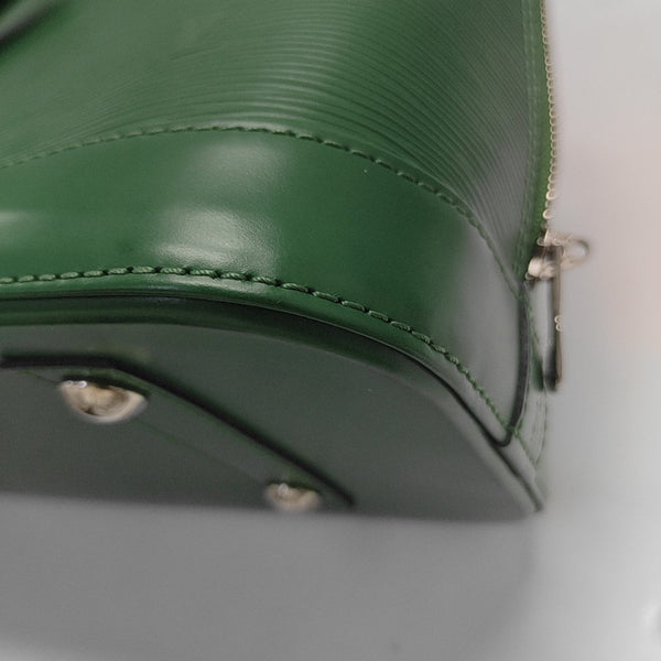 Authenticated pre-owned ALMA PM Epi Green - Top Handle Bag at Looply