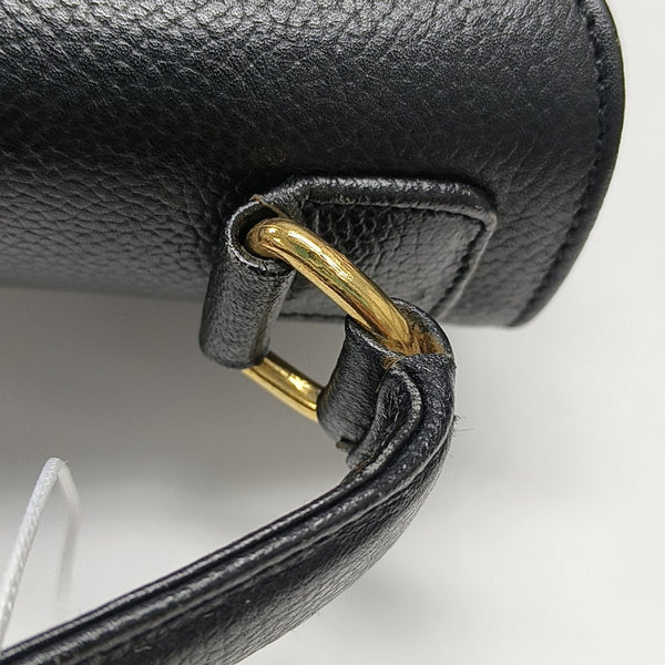 Calfskin Shoulder Bag Black