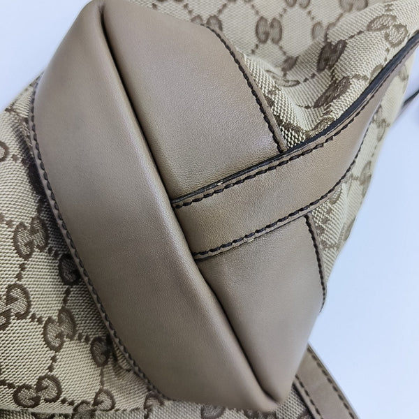 Monogram Canvas Tote Bag Brown