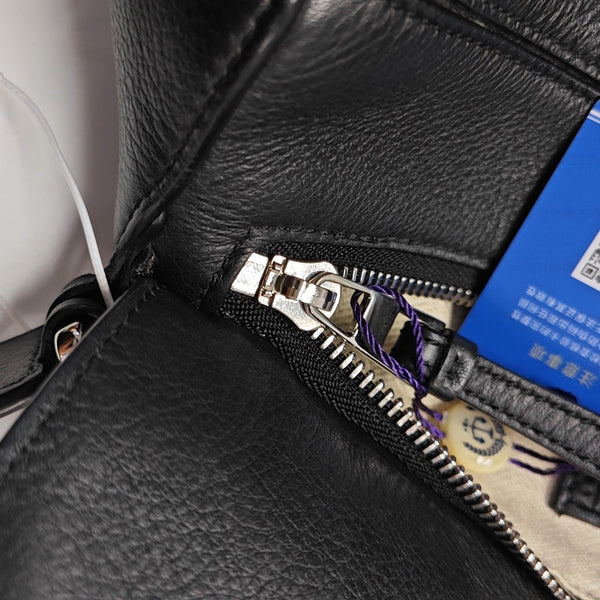Puzzle Edge Small Calfskin Black