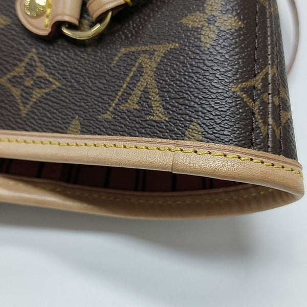 NEVERFULL MM Monogram Coated Canvas Brown