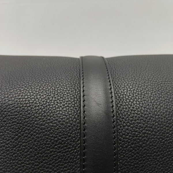 KEEPALL 55 Calfskin Black