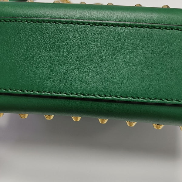 Padlock Small Calfskin Green