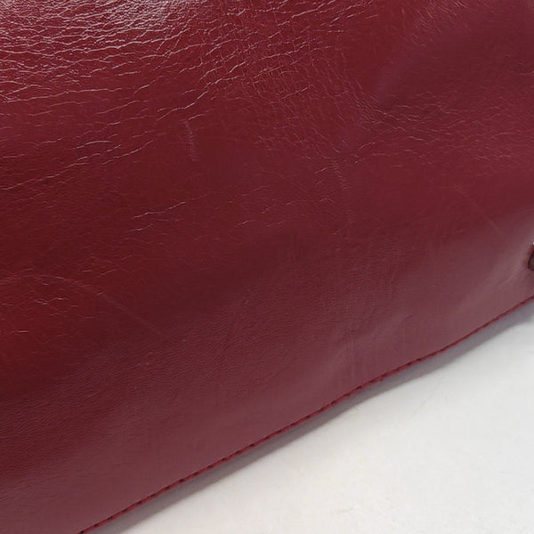 Quilted Lambskin Shoulder Bag Red
