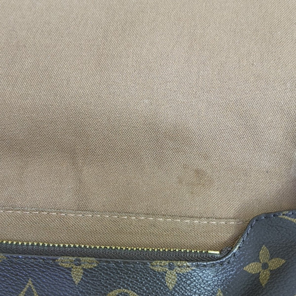 VINTAGE BEAUBOURG Monogram Coated Canvas Brown